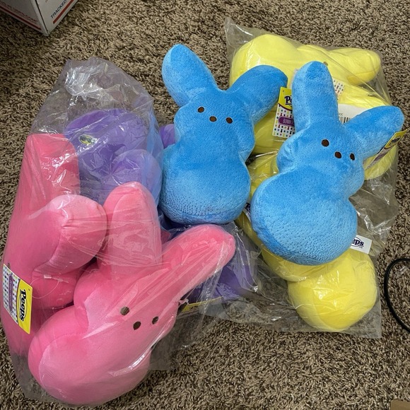 Easter Peeps‎ Bunny Lot of 10 - Picture 1 of 5